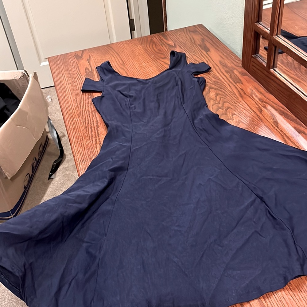 NAVY COCKTAIL DRESS